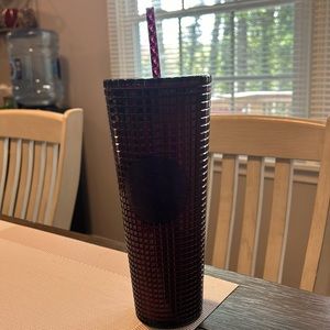 Burgundy Starbucks tumbler